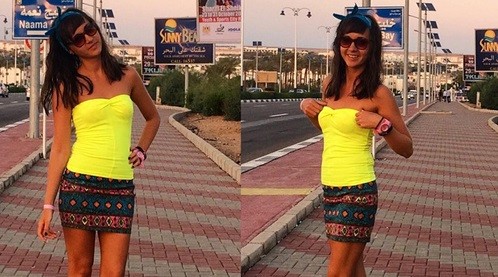 Nạn nhân Viktoria Sevryukova tại thành phố Sharm el-Sheikh, Ai Cập. Ảnh: Instagram