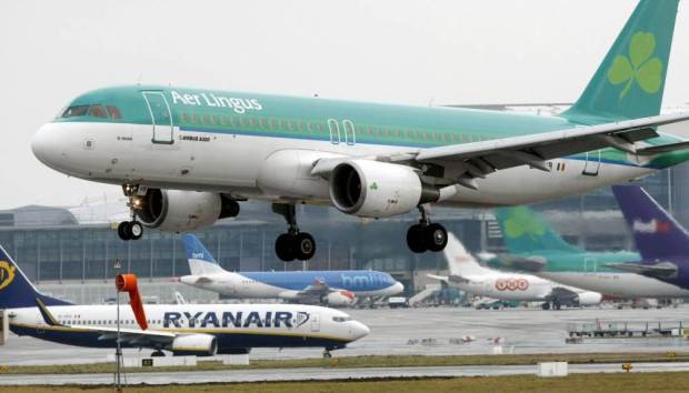 Một chiếc máy bay của hãng hàng không Aer Lingus (Ảnh minh họa)