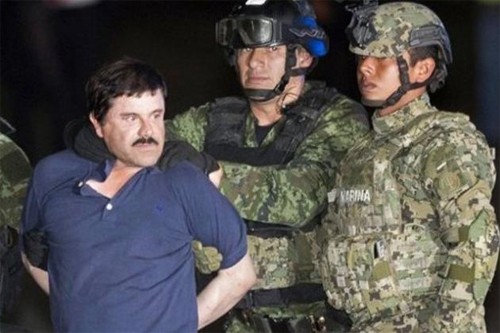 El Chapo mới bị bắt trở lại. Ảnh: Reuters