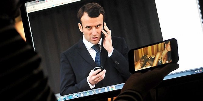Bộ trưởng Macron khổ sở vì phải liên tục nhận mail khiêu dâm.