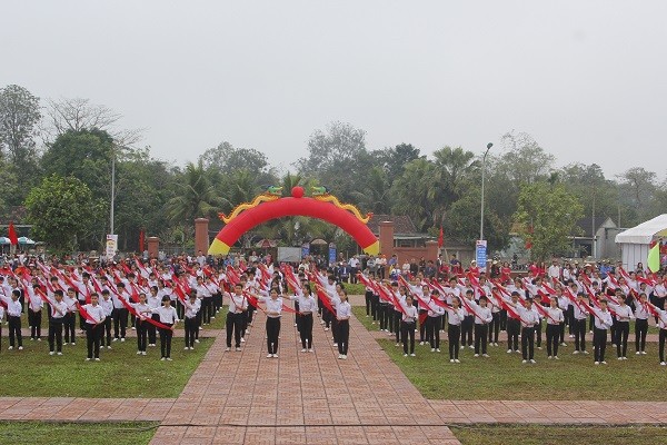 Ngày Hội “Tiến bước lên đoàn” tại Hà Tĩnh. 