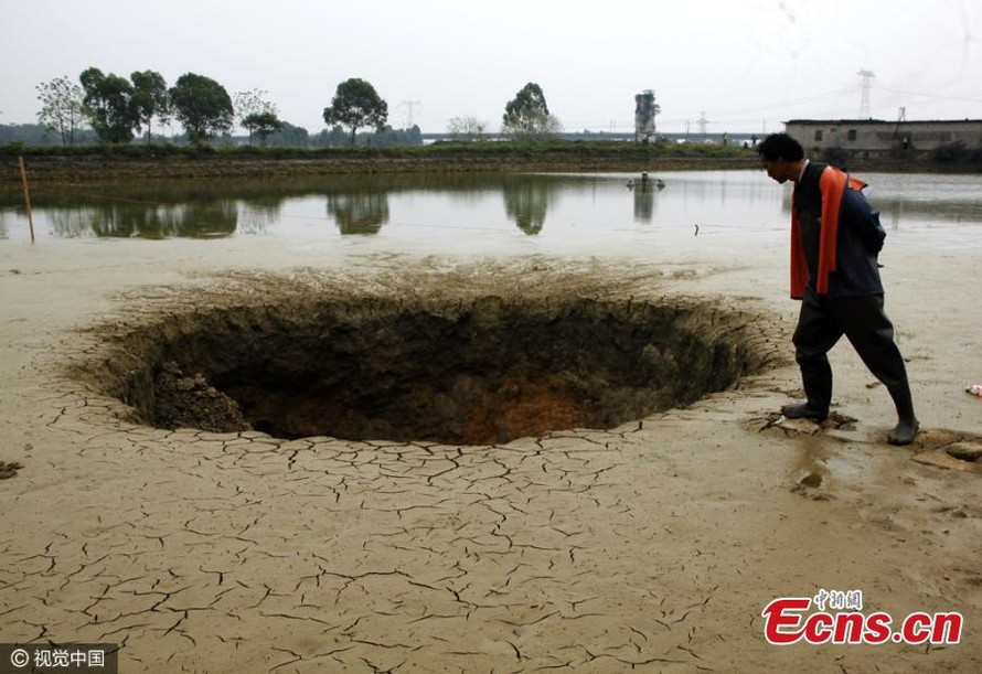 Sự việc bí ẩn này xảy ra tại hồ cá của một nông dân tên Yang ở thành phố Quế Bình (thuộc khu tự trị Choang, Quảng Tây, Trung Quốc). 
