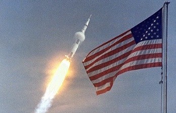 Tàu Apollo 11 được phóng ngày 16/7/1969. Ảnh: NASA