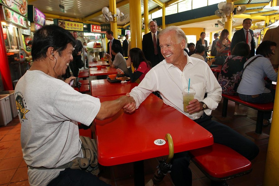 Phó Tổng thống Mỹ Joe Biden là người thường xuyên ghé thăm các quán ăn bình dân khi đi công tác.