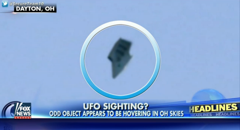 Vật thể bay có hình dáng kì lạ được phát hiện ở Dayton (Ohio, Mỹ).