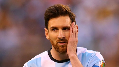 Messi đã quá thất vọng sau những trận chung kết với đội tuyển. Ảnh: Reuters