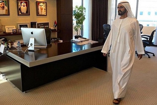 Quốc vương Dubai vi hành bất ngờ lúc sáng sớm.