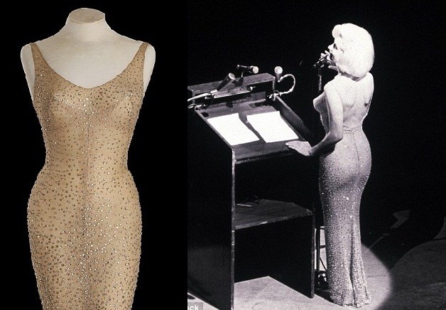 Đấu giá chiếc váy Marilyn Monroe mặc biểu diễn lần cuối trong đời