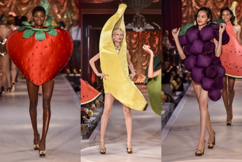 Người mẫu hóa… hoa quả khổng lồ trên sàn diễn thời trang