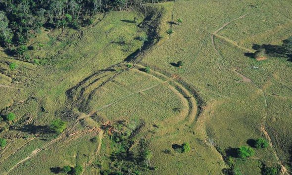 Hình vẽ khổng lồ được phát hiện tại rừng Amazon.
