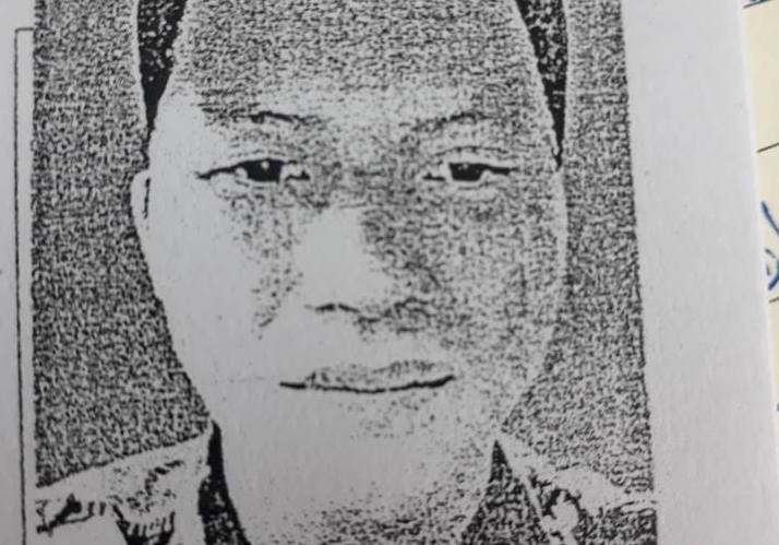 Hình ảnh Trần Văn Lý trong lệnh truy nã của công an.