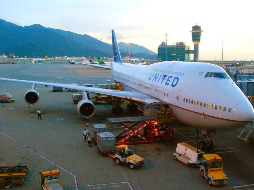 Một máy bay của hãng United Airlines. Ảnh: Flickr