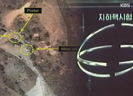 Hình ảnh ghi lại những hoạt động bất thường tại bãi thử hạt nhân Punggye-ri. Ảnh: 38 North