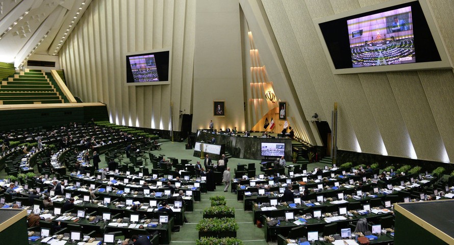 Bên trong tòa nhà Quốc hội Iran. Ảnh: Sputnik