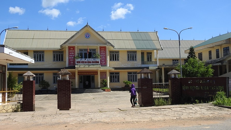 Bệnh viện Đa khoa Đakrông, nơi con của sản phụ Hồ Thị In tử vong. ẢNh H.T