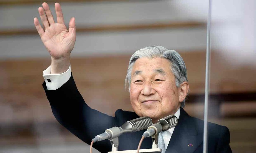 Nhật Hoảng Akihito. Ảnh: EPA