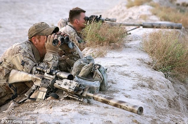 Một tay súng bắn tỉa của Canada ở Kandahar (Iraq). Ảnh: AFP