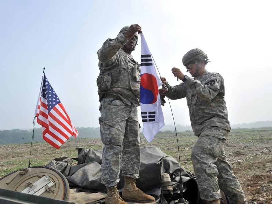 Bình Nhưỡng cáo buộc Mỹ và Hàn Quốc đang gây căng thẳng trên bán đảo Triều Tiên. Ảnh: AFP