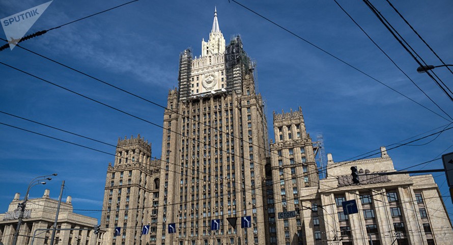 Tòa nhà Bộ Ngoại giao Nga. Ảnh: Sputnik News