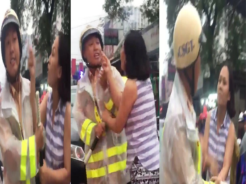 Nữ tài xế túm áo, chửi bới CSGT ở Sài Gòn nhận sai