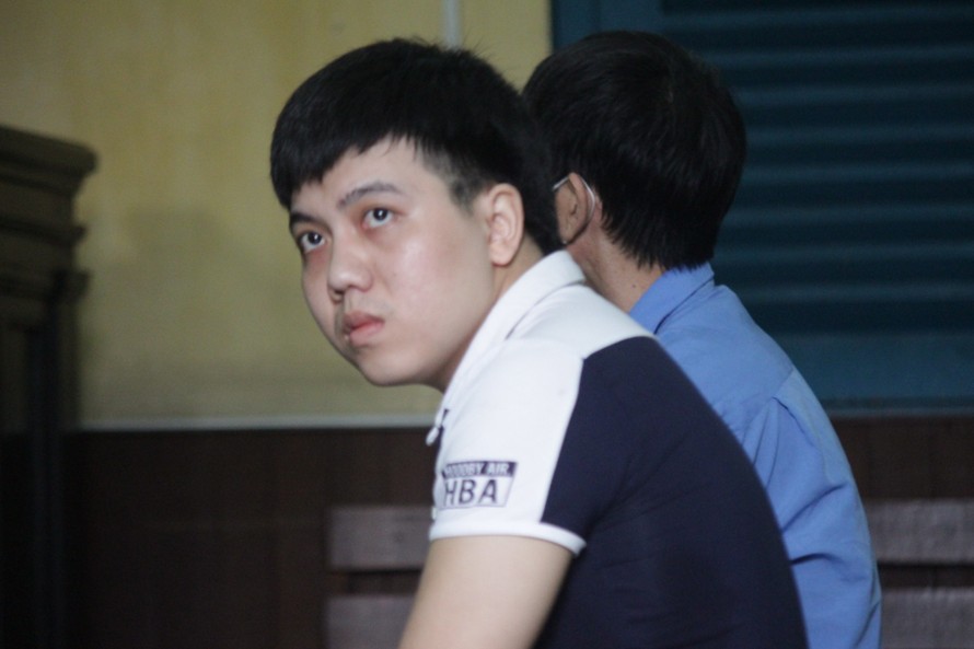 Nguyễn Trung Thành tại phiên phúc thẩm ngày 20/7. Ảnh: Tân Châu