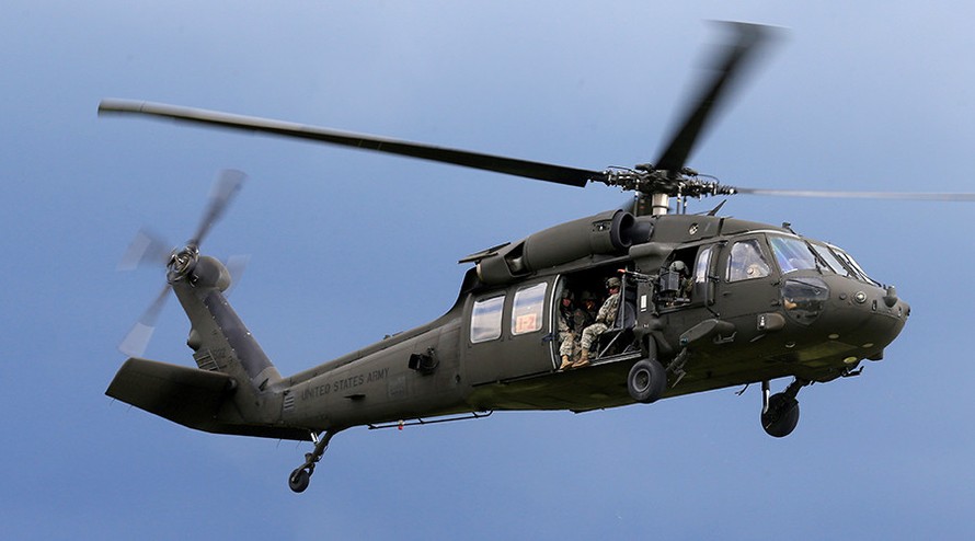 Trực thăng Black Hawk của quân đội Mỹ. Ảnh: Reuters