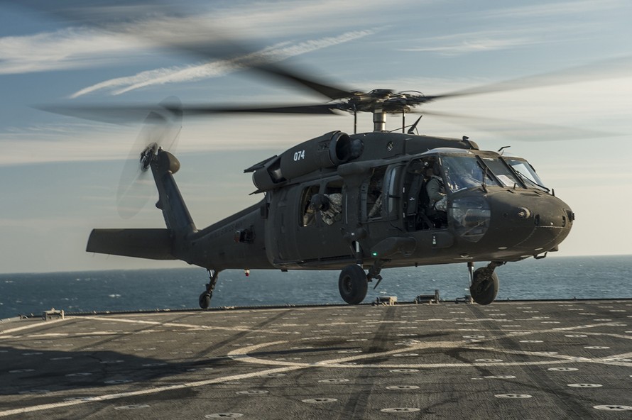 Trực thăng UH-60 Black Hawk của quân đội Mỹ. Ảnh: Reuters