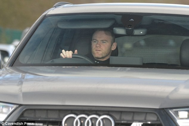 Wayne Rooney xuất hiện tại sân tập của Everton vào ngày 31/8.