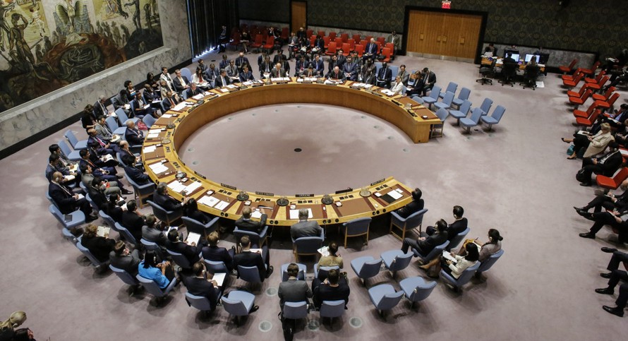 Hội đồng Bảo an Liên Hợp Quốc họp khẩn hôm 4/9 về cuộc thử hạt nhân mới nhất của Triều Tiên. Ảnh: Getty Images