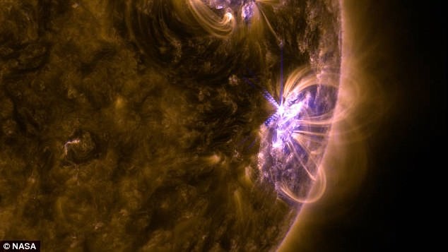 Vụ nổ mặt trời mức năng lượng M8.1