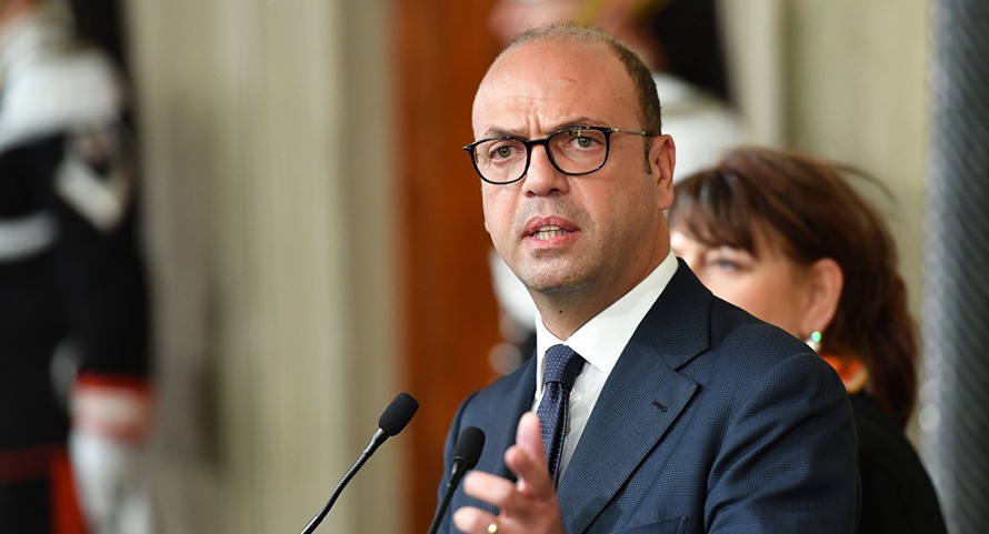 Bộ trưởng Ngoại giao Ý Angelino Alfano. Ảnh: AFP
