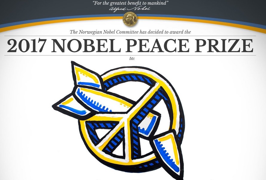 Trao giải Nobel Hòa bình 2017 cho nỗ lực xóa bỏ vũ khí hạt nhân