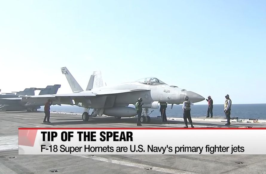 Quân đội Mỹ mời phóng viên lên tàu sân bay xem tập trận với Hàn Quốc