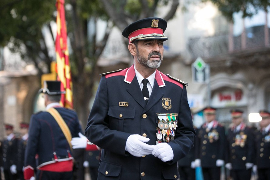 Cựu cảnh sát trưởng Catalonia – Josep Lluis Trapero. Ảnh: Albert Garcia