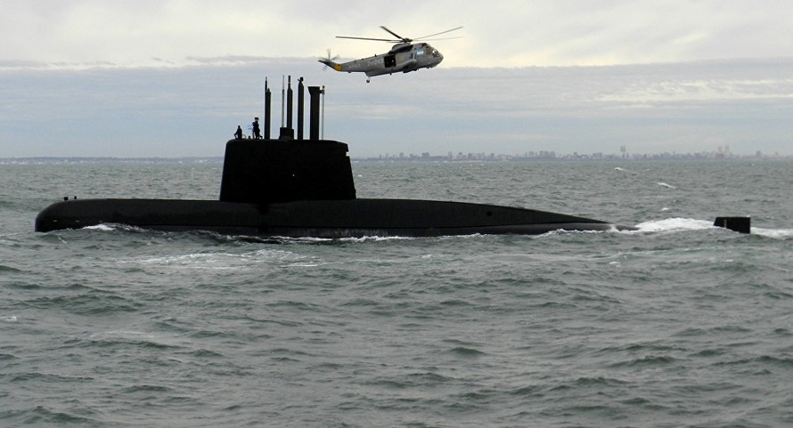 Tàu ngầm ARA San Juan. Ảnh: AP