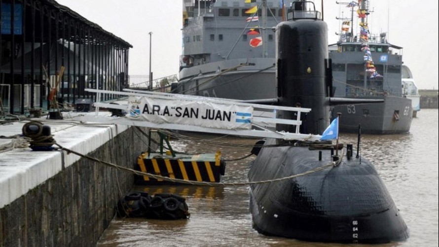 Tàu ngầm ARA San Juan. Ảnh: Clarin
