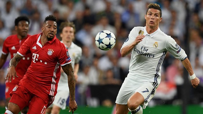 Ronaldo đang thể hiện phong độ tuyệt vời ở Champions League. Ảnh: Getty Images.