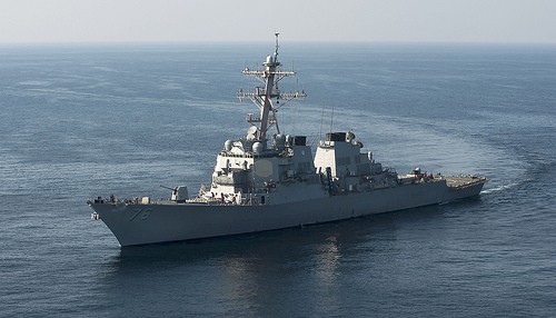 Tàu khu trục USS Higgins. Ảnh: Hải quân Mỹ