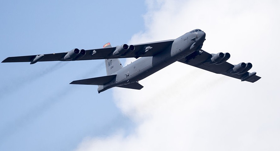 Máy bay ném bom B-52 của Không quân Mỹ. Ảnh: AP