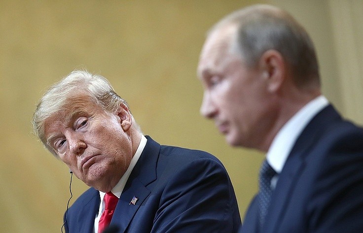 Tổng thống Mỹ Donald Trump và Tổng thống Nga Vladimir Putin. Ảnh: Tass
