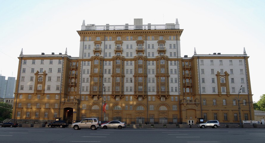 Đại sứ quán Mỹ tại Moscow. Ảnh: Sputnik