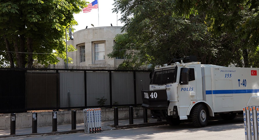 Đại sứ quán Mỹ tại Thổ Nhĩ Kỳ. Ảnh: Sputnik