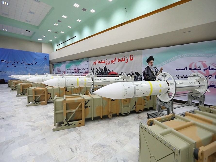 Tên lửa Sayyad 3. Ảnh: Bộ Quốc phòng Iran