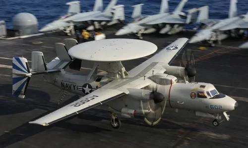 Một chiếc E-2D Advanced Hawkeye của Hải quân Mỹ. Ảnh: US Navy
