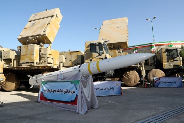 Tên lửa Bavar-373 của Iran. Ảnh: Reuters