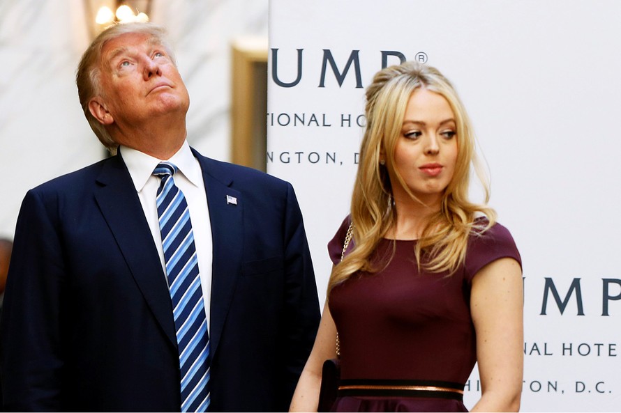 Tổng thống Trump và con gái Tiffany. Ảnh: Reuters