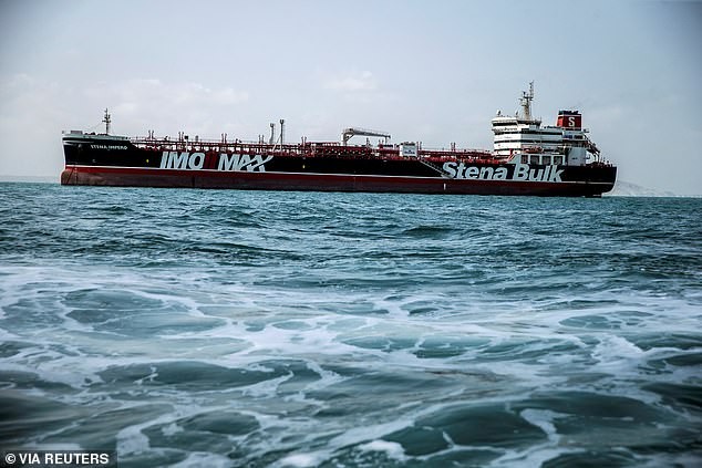 Tàu Stena Impero bị Iran bắt hồi tháng 7. Ảnh: Reuters