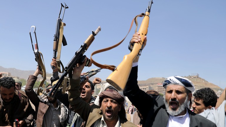 Phiến quân Houthi. Ảnh: Reuters