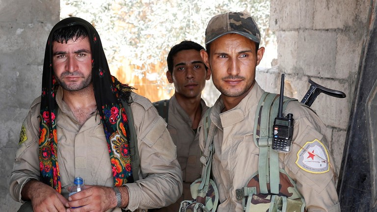 Lực lượng người Kurd. Ảnh: Reuters
