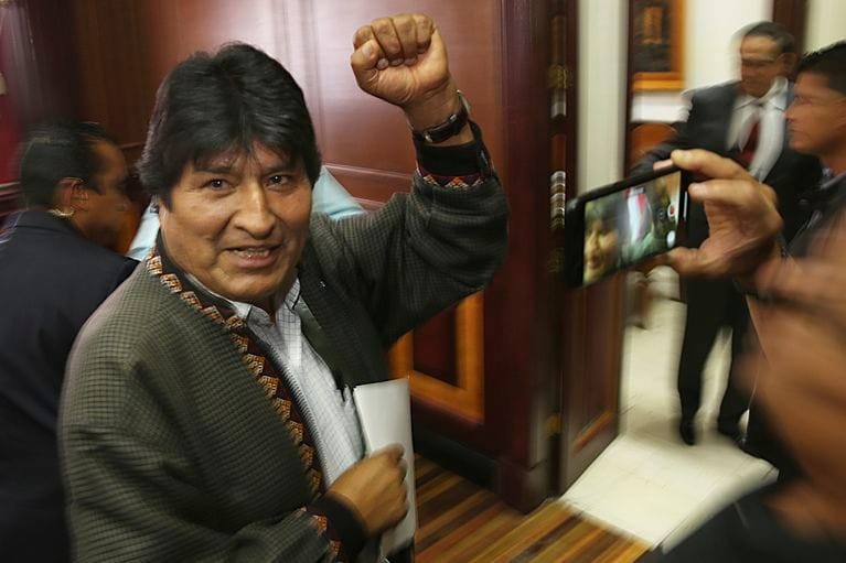 Cựu Tổng thống Bolivia Evo Morales. Ảnh: Washington Post